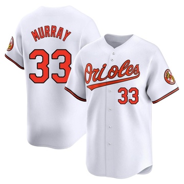 Limited Eddie Murray Youth Baltimore Orioles White Home Jersey