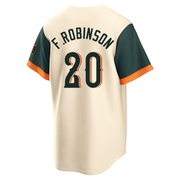 Limited Frank Robinson Men's Baltimore Orioles Cream 2026 City Connect Stadium Jersey