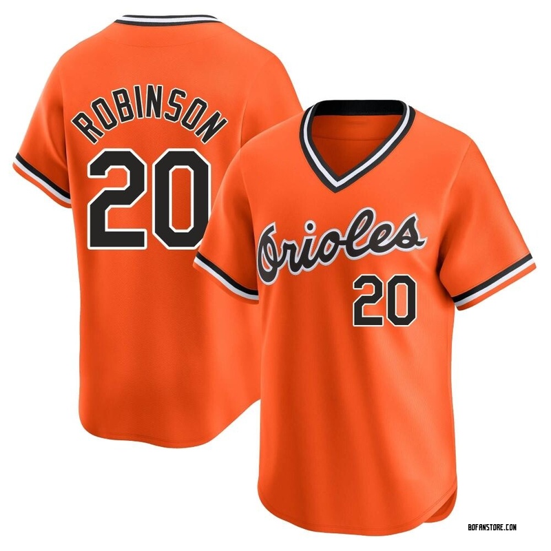 Limited Frank Robinson Youth Baltimore Orioles Orange Cooperstown Collection Jersey