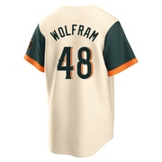 Limited Grant Wolfram Youth Baltimore Orioles Cream 2026 City Connect Stadium Jersey
