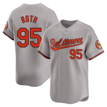 Limited Houston Roth Men's Baltimore Orioles Gray Road Jersey