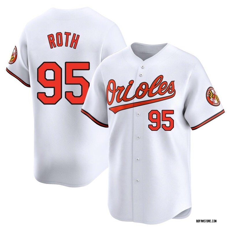 Limited Houston Roth Youth Baltimore Orioles White Home Jersey