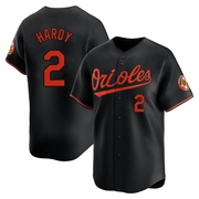 Limited J.J. Hardy Men's Baltimore Orioles Black Alternate Jersey
