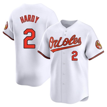 Limited J.J. Hardy Men's Baltimore Orioles White Home Jersey
