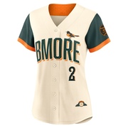 Limited J.J. Hardy Women's Baltimore Orioles Cream 2026 City Connect Stadium Jersey