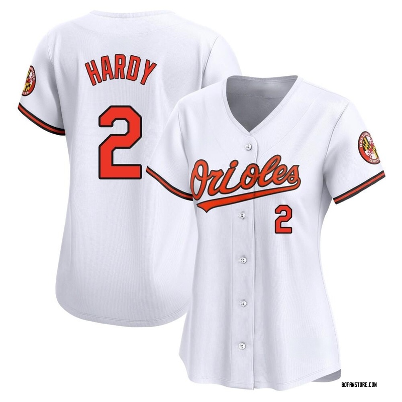 Limited J.J. Hardy Women's Baltimore Orioles White Home Jersey