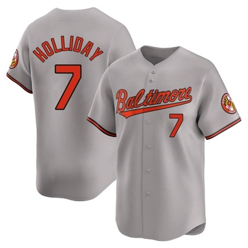 Limited Jackson Holliday Men's Baltimore Orioles Gray Road Jersey