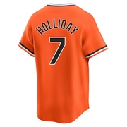 Limited Jackson Holliday Men's Baltimore Orioles Orange Cooperstown Collection Jersey