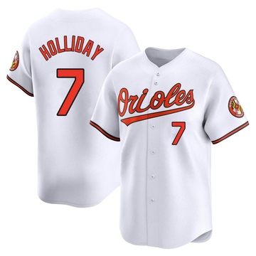 Limited Jackson Holliday Men's Baltimore Orioles White Home Jersey