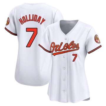 Limited Jackson Holliday Women's Baltimore Orioles White Home Jersey