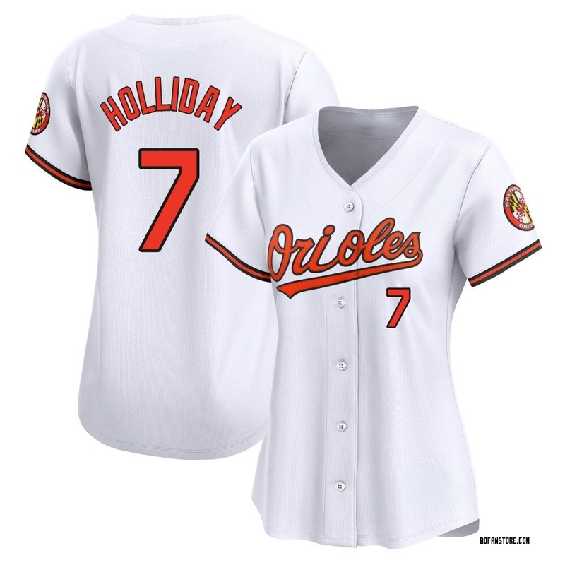 Limited Jackson Holliday Women's Baltimore Orioles White Home Jersey