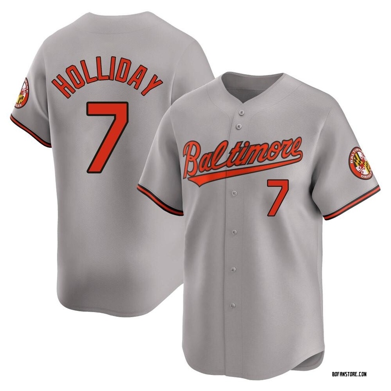 Limited Jackson Holliday Youth Baltimore Orioles Gray Road Jersey