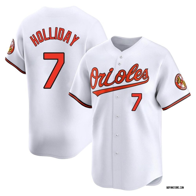 Limited Jackson Holliday Youth Baltimore Orioles White Home Jersey