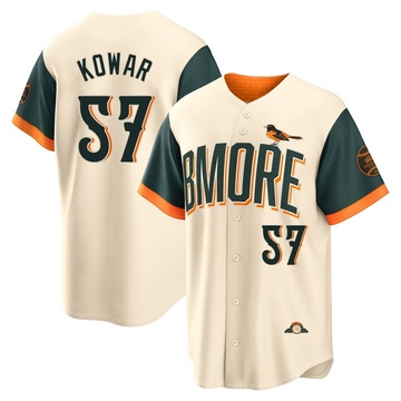 Limited Jackson Kowar Men's Baltimore Orioles Cream 2026 City Connect Stadium Jersey