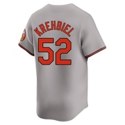 Limited Joey Krehbiel Men's Baltimore Orioles Gray Road Jersey