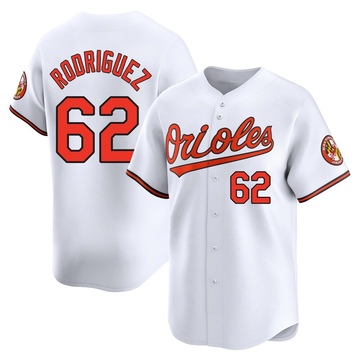 Limited Johnathan Rodriguez Youth Baltimore Orioles White Home Jersey