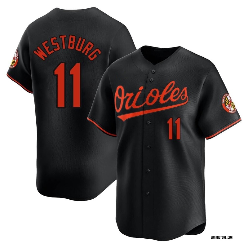 Limited Jordan Westburg Men's Baltimore Orioles Black Alternate Jersey