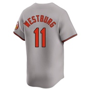 Limited Jordan Westburg Men's Baltimore Orioles Gray Road Jersey