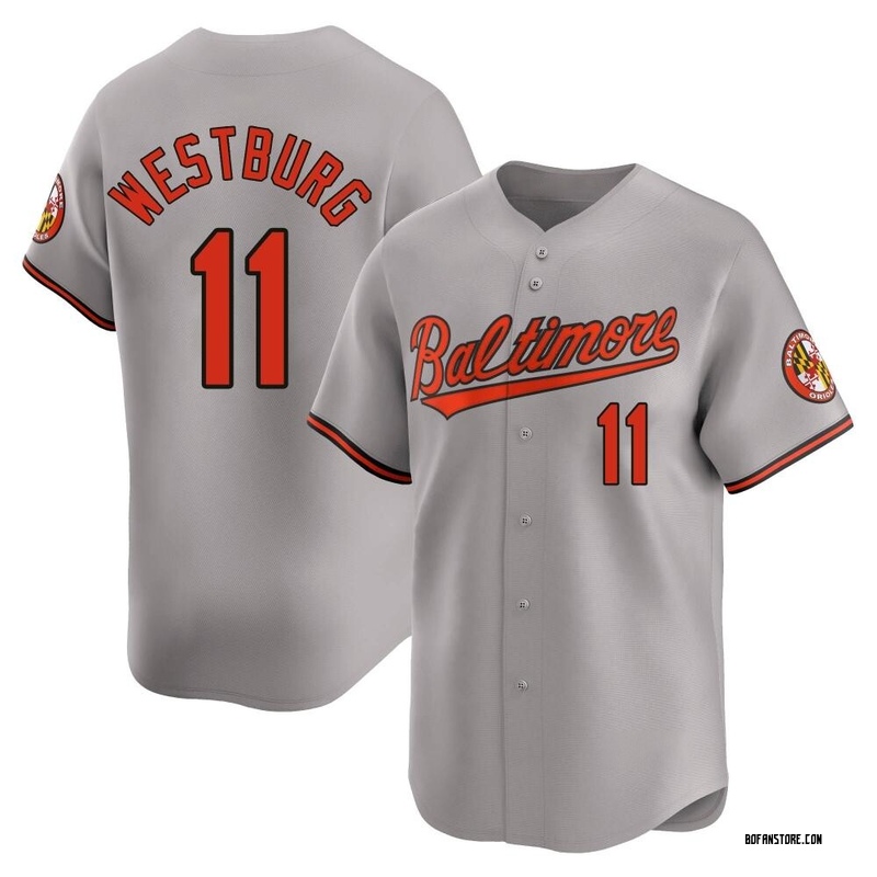 Limited Jordan Westburg Men's Baltimore Orioles Gray Road Jersey