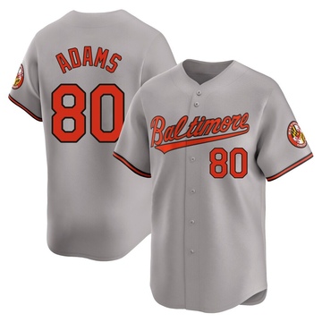 Limited Jordyn Adams Youth Baltimore Orioles Gray Road Jersey