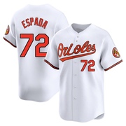 Limited Jose Espada Men's Baltimore Orioles White Home Jersey