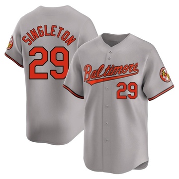 Limited Ken Singleton Men's Baltimore Orioles Gray Road Jersey