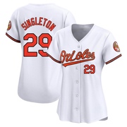 Limited Ken Singleton Women's Baltimore Orioles White Home Jersey