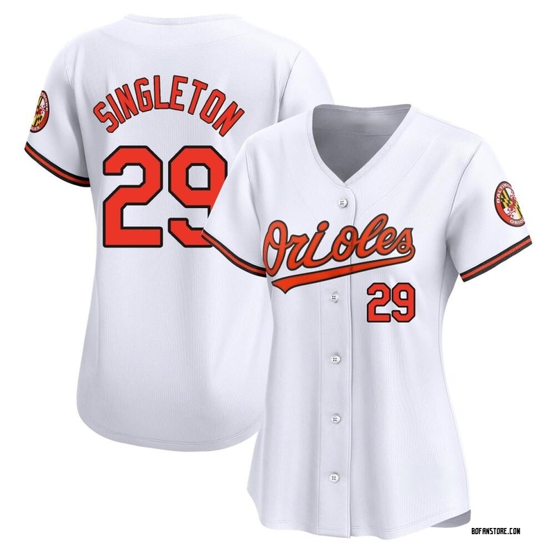 Limited Ken Singleton Women's Baltimore Orioles White Home Jersey