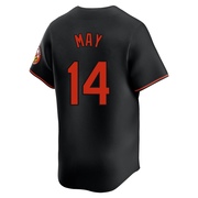 Limited Lee May Men's Baltimore Orioles Black Alternate Jersey