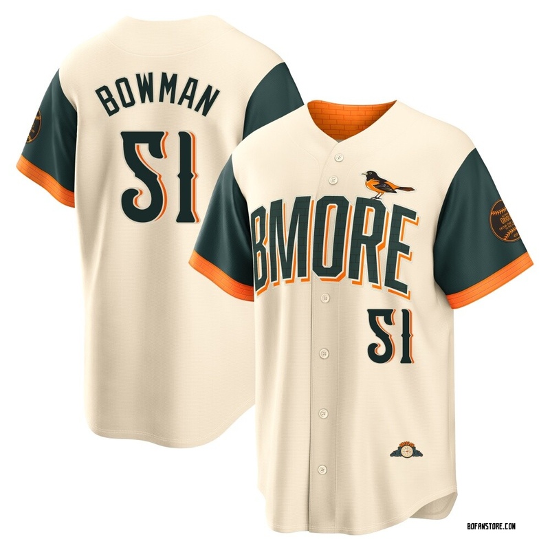 Limited Matt Bowman Men's Baltimore Orioles Cream 2026 City Connect Stadium Jersey