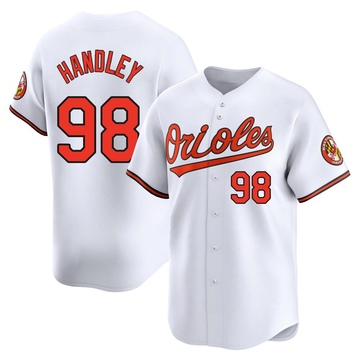 Limited Maverick Handley Men's Baltimore Orioles White Home Jersey