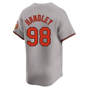 Limited Maverick Handley Youth Baltimore Orioles Gray Road Jersey