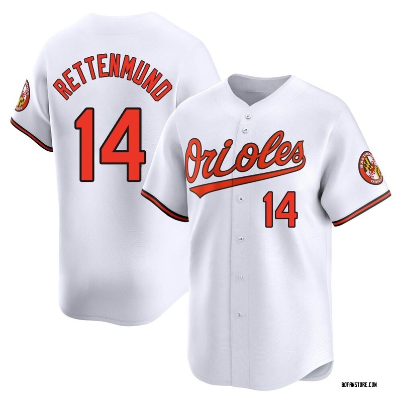 Limited Merv Rettenmund Men's Baltimore Orioles White Home Jersey