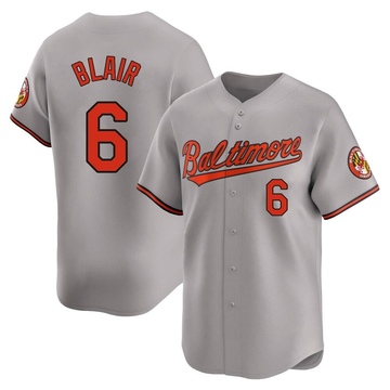 Limited Paul Blair Youth Baltimore Orioles Gray Road Jersey