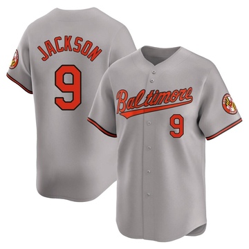 Limited Reggie Jackson Men's Baltimore Orioles Gray Road Jersey