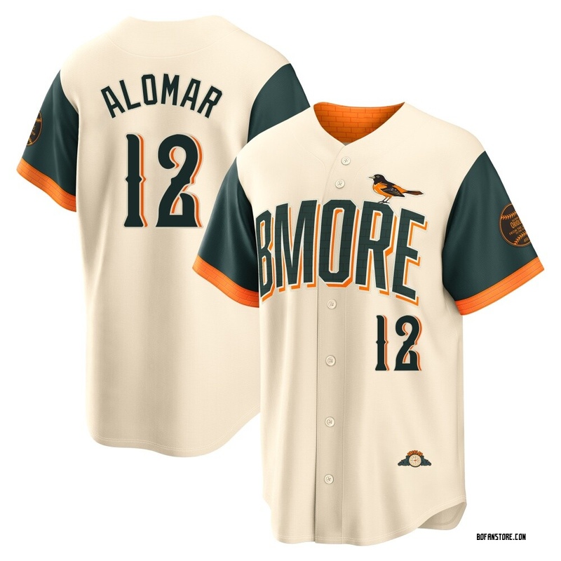 Limited Roberto Alomar Men's Baltimore Orioles Cream 2026 City Connect Stadium Jersey