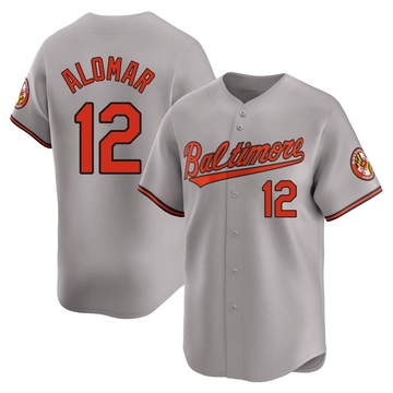 Limited Roberto Alomar Men's Baltimore Orioles Gray Road Jersey