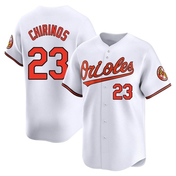 Limited Robinson Chirinos Men's Baltimore Orioles White Home Jersey