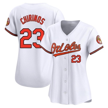 Limited Robinson Chirinos Women's Baltimore Orioles White Home Jersey