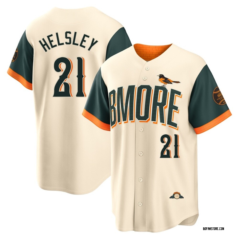 Limited Ryan Helsley Men's Baltimore Orioles Cream 2026 City Connect Stadium Jersey