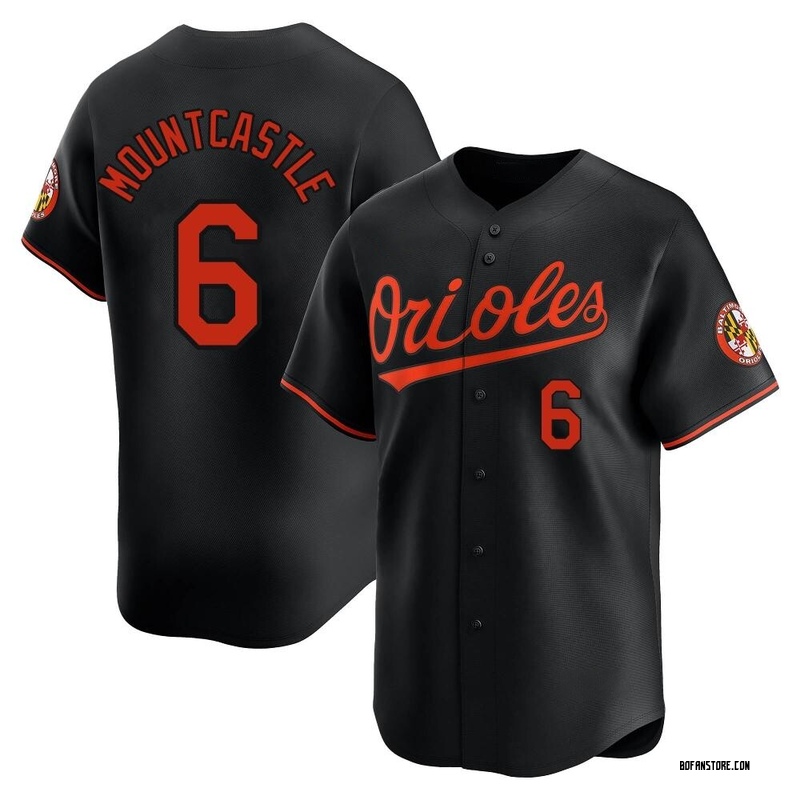 Limited Ryan Mountcastle Men's Baltimore Orioles Black Alternate Jersey
