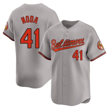 Limited Ryan Noda Men's Baltimore Orioles Gray Road Jersey