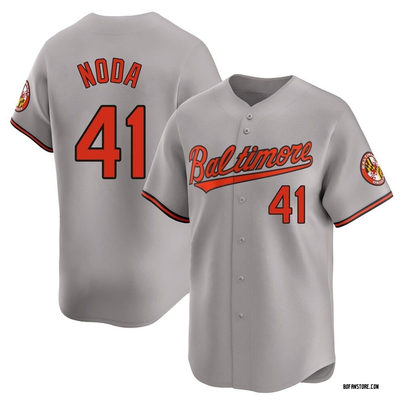 Limited Ryan Noda Youth Baltimore Orioles Gray Road Jersey