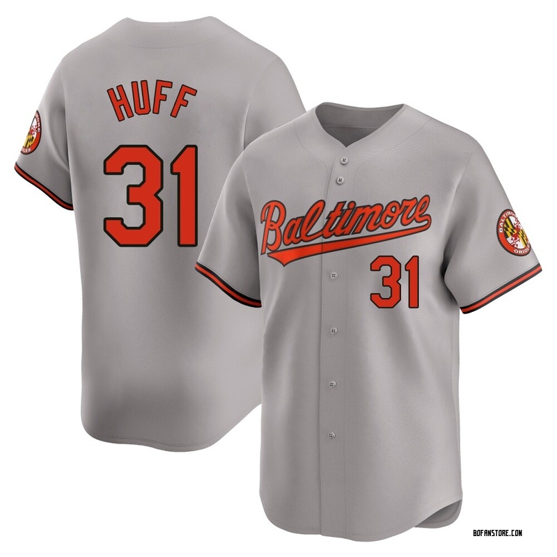Limited Sam Huff Youth Baltimore Orioles Gray Road Jersey