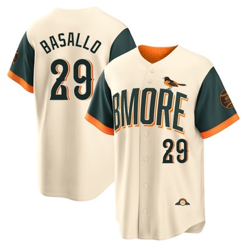 Limited Samuel Basallo Men's Baltimore Orioles Cream 2026 City Connect Stadium Jersey