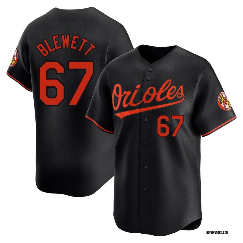 Limited Scott Blewett Youth Baltimore Orioles Black Alternate Jersey