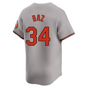 Limited Shane Baz Men's Baltimore Orioles Gray Road Jersey