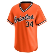 Limited Shane Baz Men's Baltimore Orioles Orange Cooperstown Collection Jersey