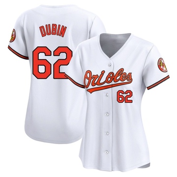 Limited Shawn Dubin Women's Baltimore Orioles White Home Jersey