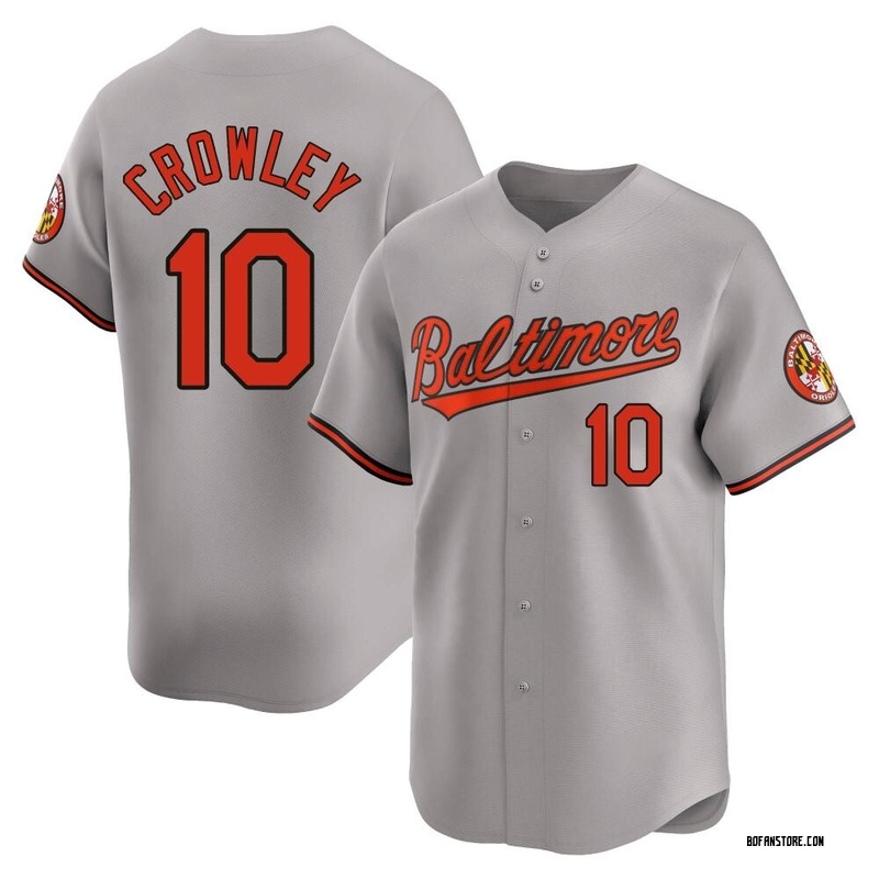 Limited Terry Crowley Youth Baltimore Orioles Gray Road Jersey